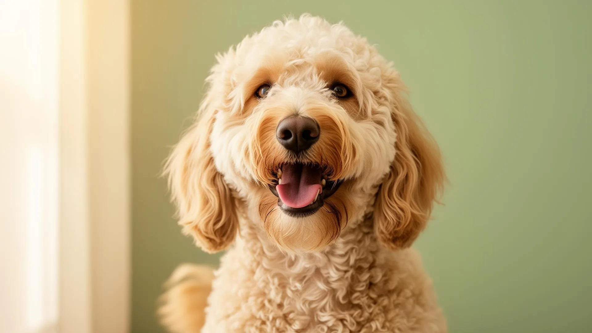 Happy groomed dog